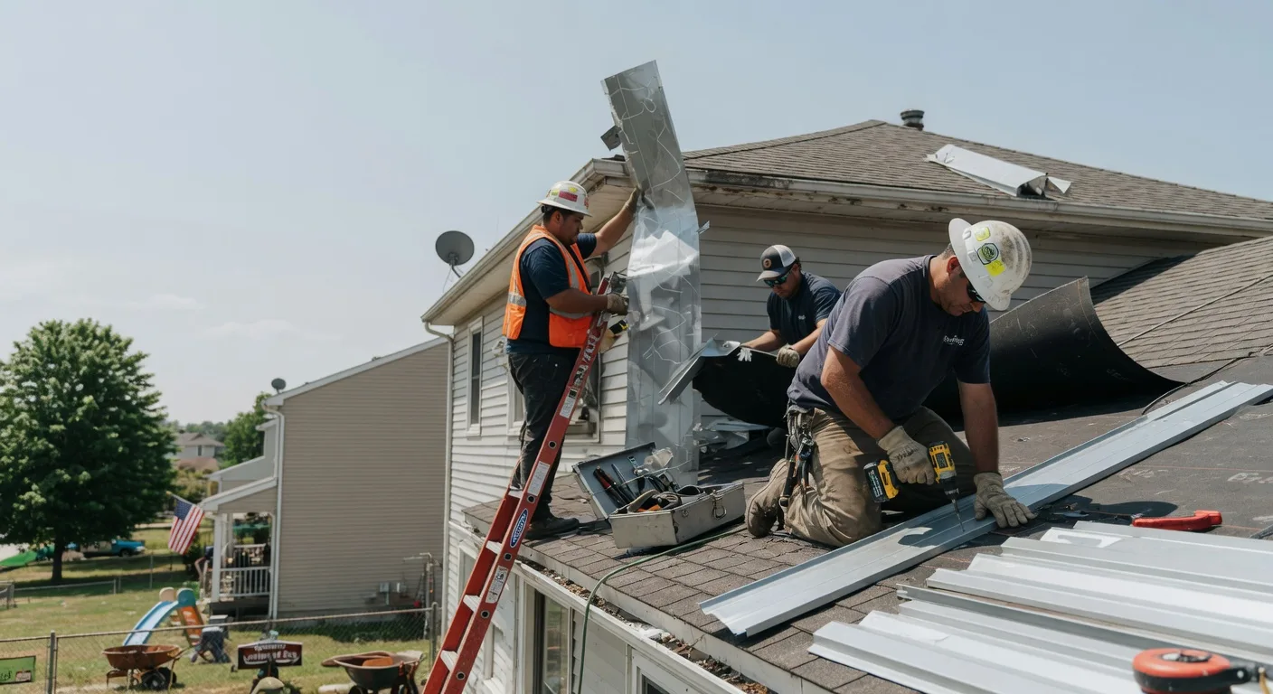 Metal Roof Repair in Butte Des Morts, WI